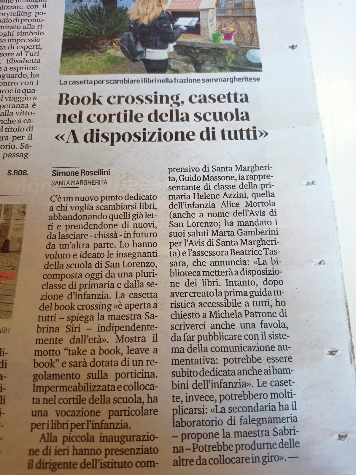 articolo giornale